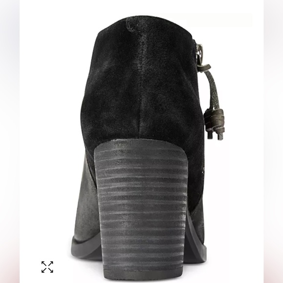 NEW $140 Sperry Dasher Lille Black leather ankle bootie women size 8.5 - Picture 2 of 9